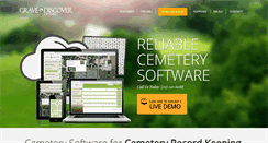 Desktop Screenshot of gravediscoversoftware.com